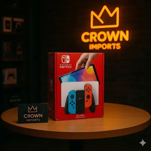 NINTENDO SWITCH OLED 256GB DESTRAVADO GARANTIA