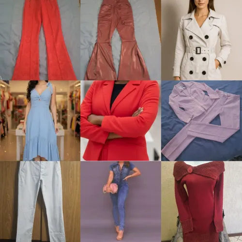 Lote de roupas para brechó 