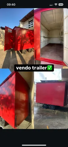 Trailer com reboque para venda! 