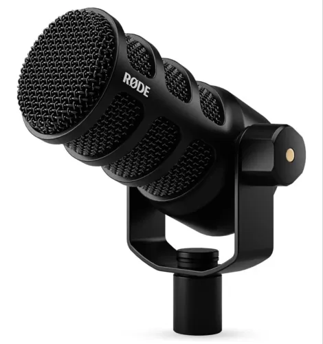 RØDE PodMic Microfone de transmissão dinâmica versátil USB com conectividade XLR e USB