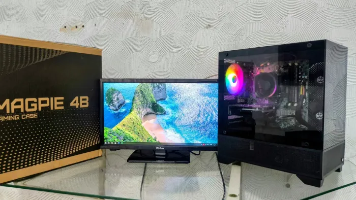 Computador Gamer Completo Core i7 Rx550 SSD256GB