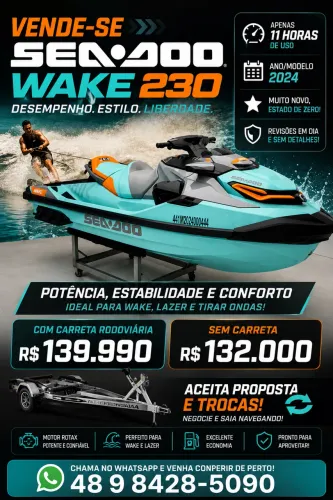 Seadoo wake 230 2024 Zero. 