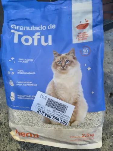 Granulado para gatos tofu