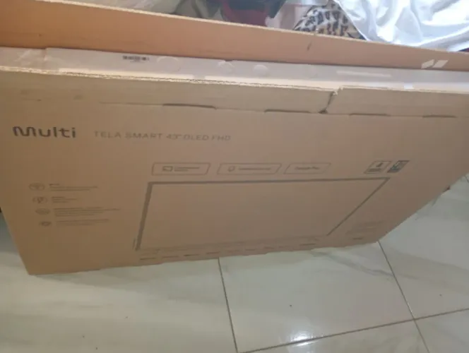 TV SMART 43 POLEGADAS NOVA ZERO 2 ANOS DE GARANTIA NOTA FISCAL VALOR 1150 A VISTA 