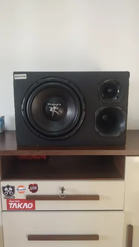 Caixa Amplificada Corzus - Subwoofer + Driver + Super Tweeter