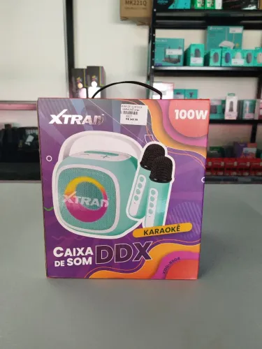 CAIXA DE SOM KARAOKÊ 100w
