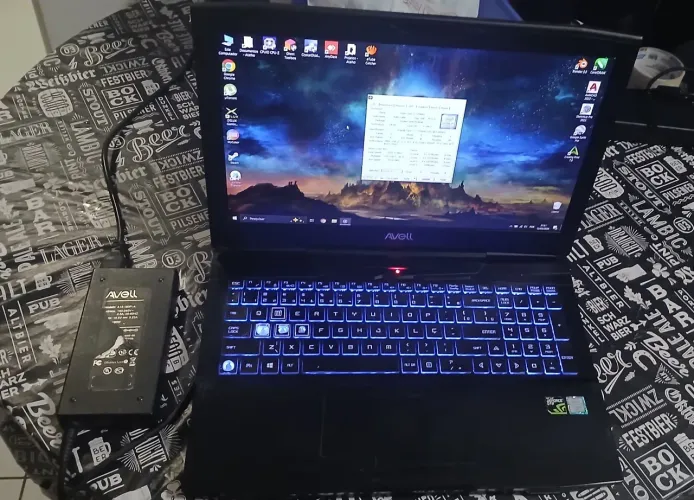 Notebook Avell Gamer Core i7 - 16 gigas de Ram Placa de Vídeo GTX 1060