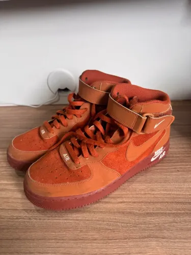 Tênis Nike Air Force 1 Mid ?07 ?Dark Russet / Guava Ice?