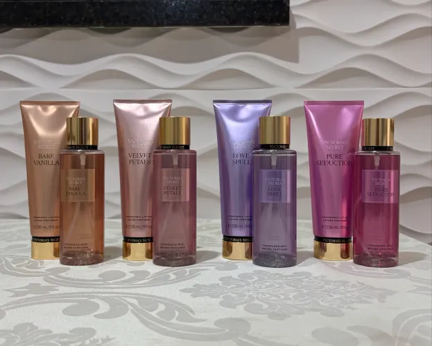 Kit Victoria Secrets: 01 Body Splash + 01 Body Cream