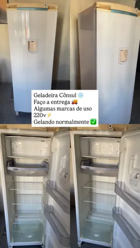 Cônsul 220v gelando normalmente, faço a entrega!