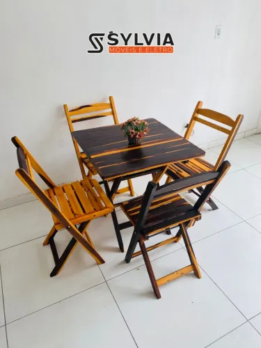 CONJUNTO DOBRÁVEL 70x70 INVERNIZADO 