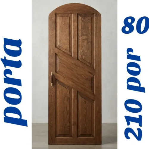 Porta de madeira maciça 