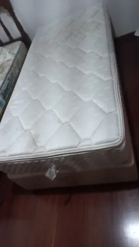 Cama box solteiro Ecoflex Idealy Pillow - Base e colchão 