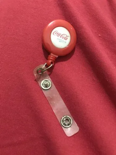 Colecionadores-Porta Crachá Retrátil personalizado Coca-Cola
