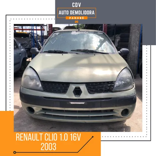 Sucata Renault Clio 1.00 16V 2003 Disponível para venda de peças