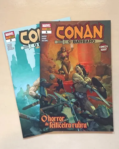 Conan - O Bárbaro (lote 2 edições) - Panini