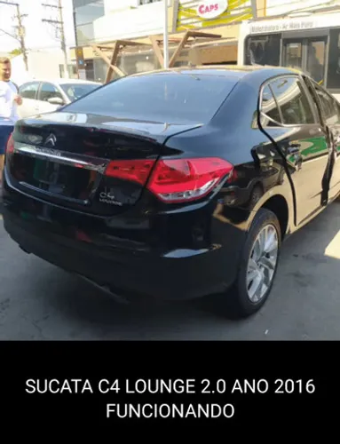 Sucata Citroen C4 lounge 2.0 2016 para retirada de peças