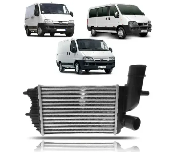 radiador intercooler - Ducato Euro 3, Citroen Jumper, Peugeot Boxer 2006 a 2012