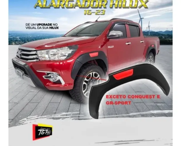 Alargador Paralama Hilux 16..23