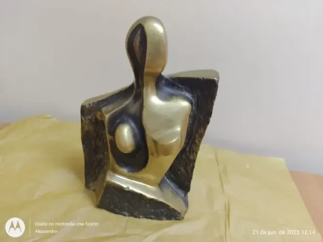 Estátuas escultura em bronze, originais, perfeito estado. Envio qq. local