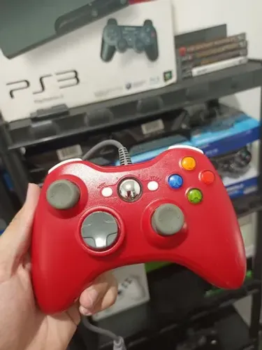 Controle Xbox 360 com fio novo 