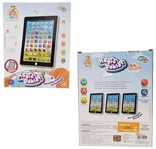 Tablet Educativo S/ Visor 54funções A Pilha Aa Wb3417