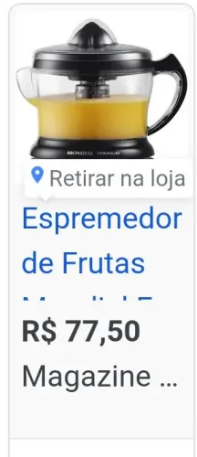 Espremedor de Frutas 