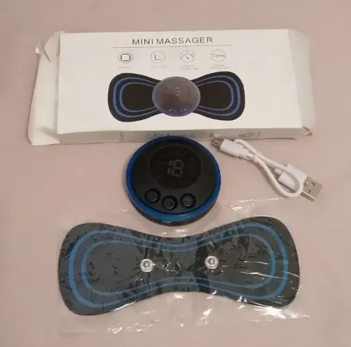 Massageador eletrônico estimulante muscular para dores e relaxamento