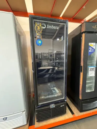 Freezer vertical 560 litros vidro com aquecimento Novo 