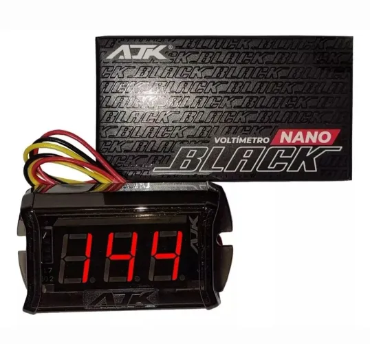 Voltímetro AJK nano black 2.0 (top)