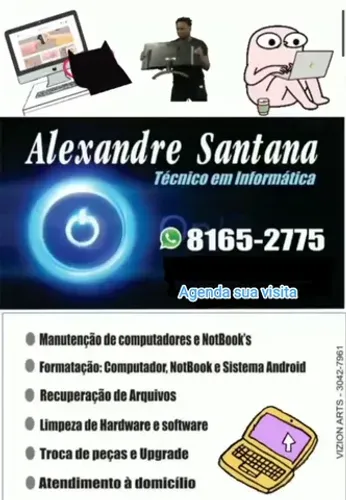 Notebooks Computadores Formatação