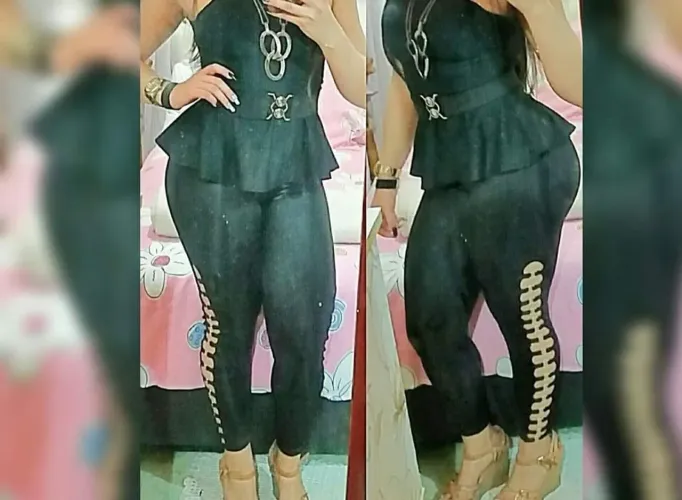 calça legging cirre preta máfia brasileira