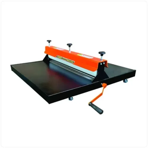Máquina De Corte E Vinco Manual - 100cm + 2 Facas (Ideal Para quem vende Online)