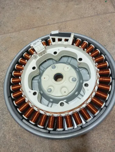 Motor e painel frontal lavadora LG lava seca WD 1252 RW