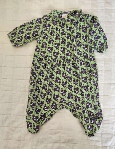 Macacão Floral Green Clothing 3/6 meses