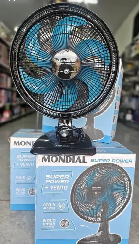 Ventilador mondial 40cm,3 velocidades,6 hélices