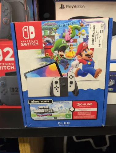 Nintendo switch oled desbloqueado novos