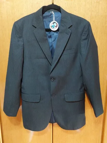 Blazer de Linho Listrado 