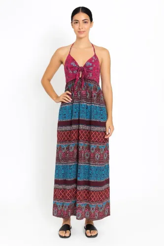Vestido longo forever21 indiano boho tm P