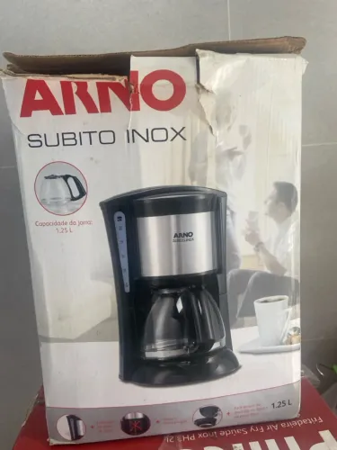 Cafeteira Elétrica Arno Subito Inox 1,25L