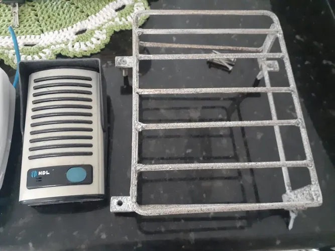 Campainha com suporte de proteção