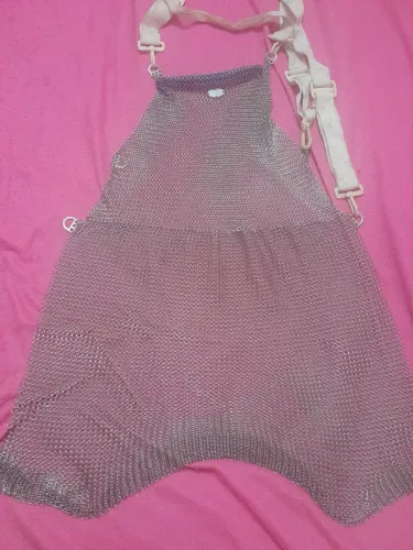 Avental de malha de aço inoxidável