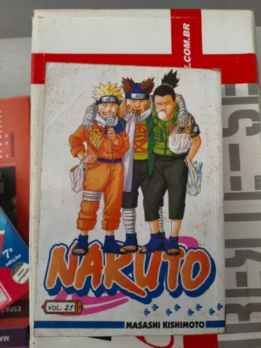 Mangá Naruto vol 21,25,30
