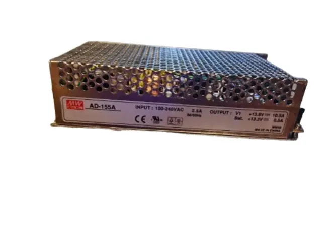 Fonte MEAN WELL AD-155A +13.8-10.5A +13.3-0.5A  v 2.5A com Avaria