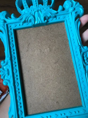 Porta retrato azul
