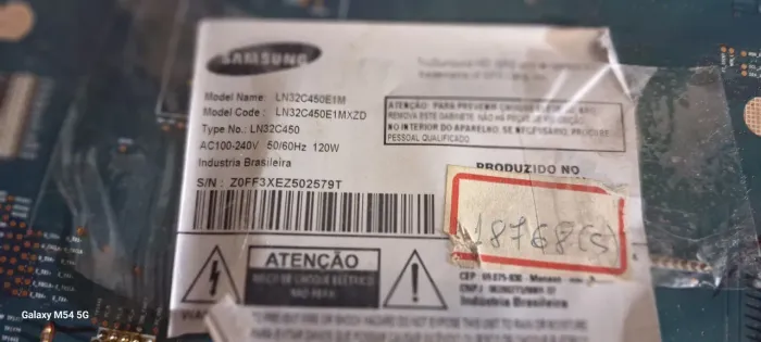 Placa principal samsung ,ln32c450e1m