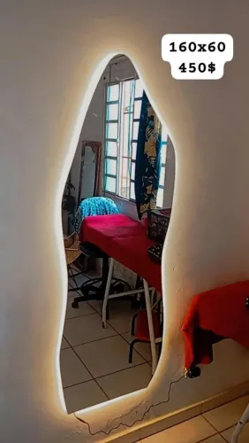 Espelho Decorativo com Luz LED