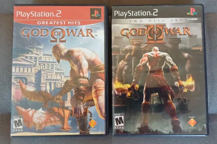 God of War 1 e 2 - PS2 (Jogos Originais)