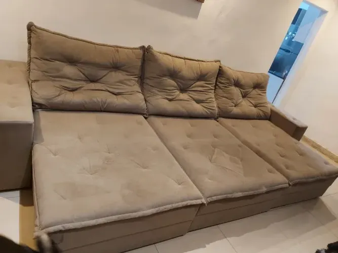 Sofá retrátil 3 metros e meio
