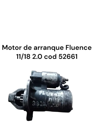 Motor de Arranque Fluence 2.0 - 11/18 - 52661